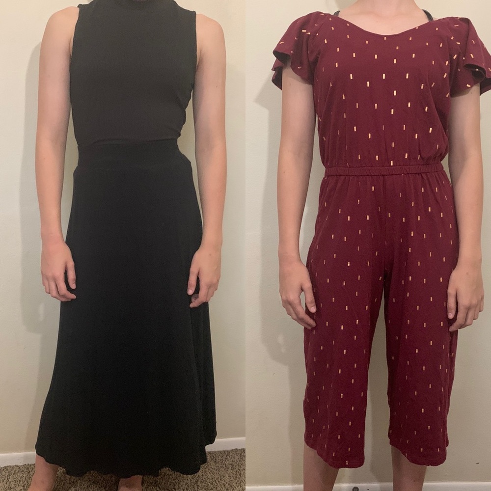 Adorbs kicky jumper and long maxi skirt